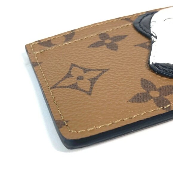 LOUIS VUITTON M83691 Monogram reverse Card Case Porte Cult-Simple Holder Unused - Picture 6 of 13